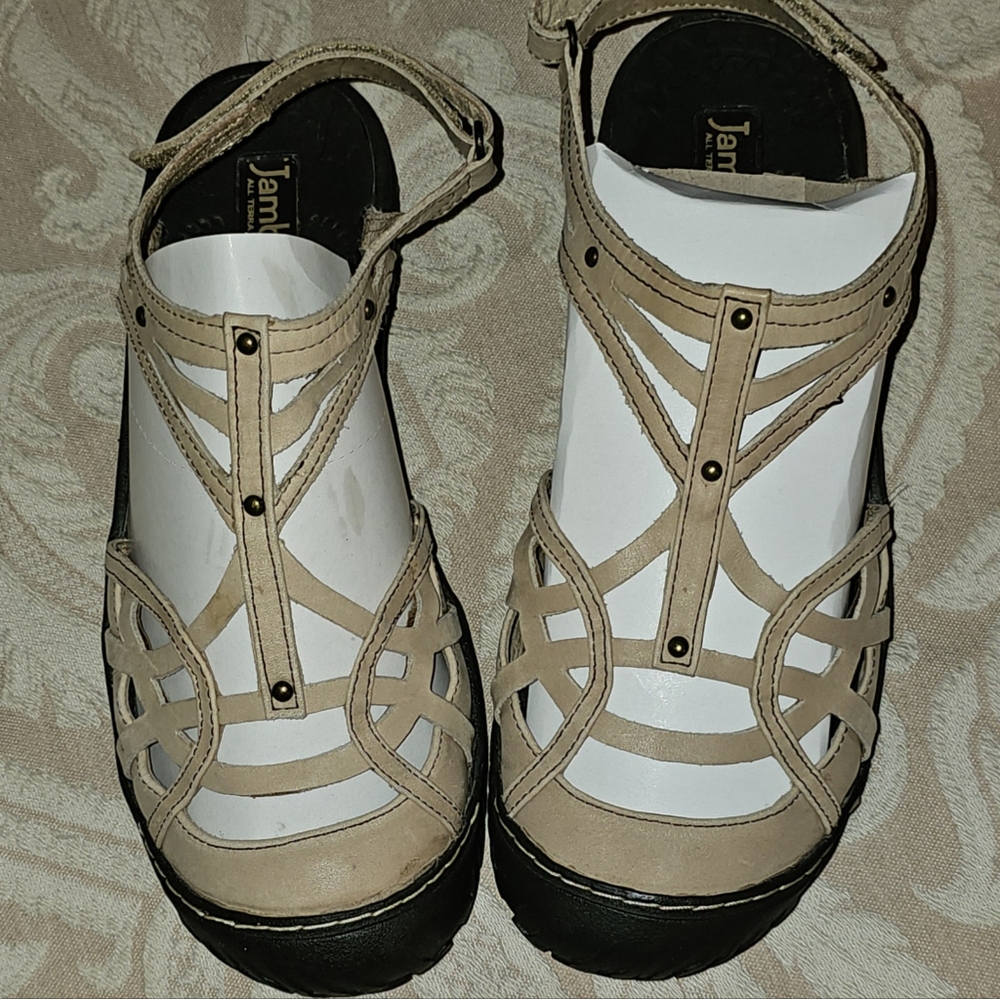 Jambu Womens Coconut Gladiator Sandal Vintage Nude 9.5 M